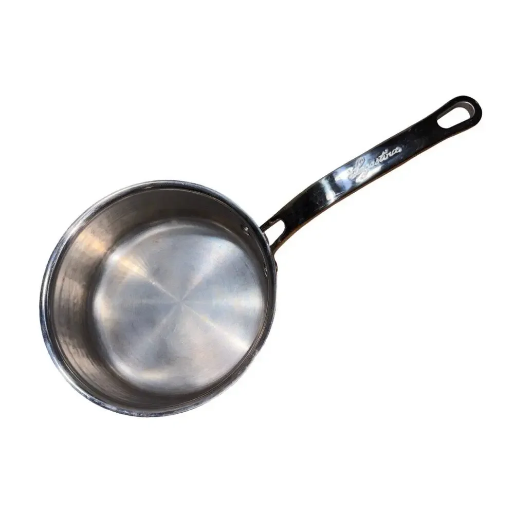 Lagostina Hammered Copper Clad Steel 2 Qt. / 1.9 L. Covered Pot